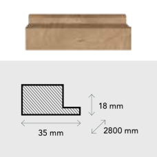 Profilo terminale sinistro Rovere Naturale